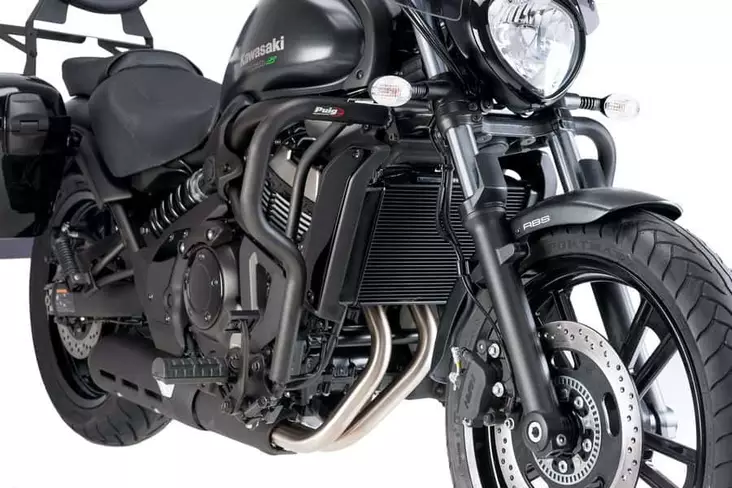Puig Engine Guards Kawasaki Vulcan S/Cafe 15-18' C/Blac - Moottoripyörän kaatumaraudat - D275685 - 1