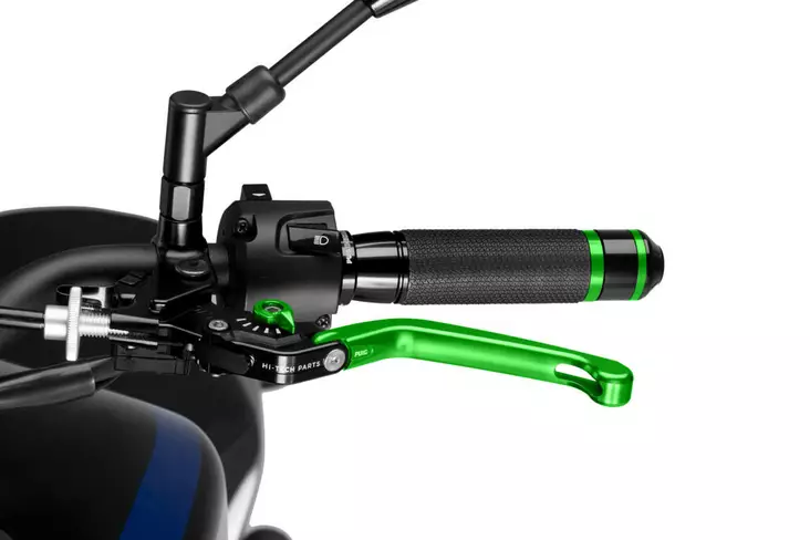 Puig Foldable Clutch Lever 3.0. C/Green Selector C/Gree - Moottoripyörän vivut ja vivunrungot - D358505 - 1