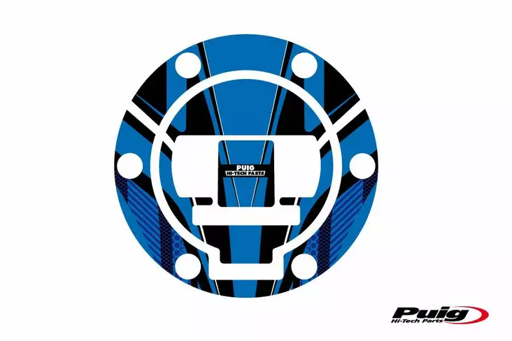 Puig Fuel Cap Cover Mod. Radical Bmw C/Blue - Moottoripyörän tarrasarjat - D300035 - 1