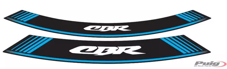 Puig Kit 8 Rim Strips Cbr C/Blue - Moottoripyörän vanneteipit - D298665 - 1