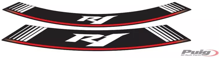 Puig Kit 8 Rim Strips R1 C/Silver - Moottoripyörän vanneteipit - D298675 - 1