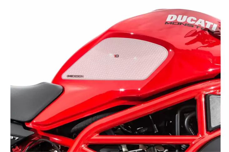 Puig Lateral Tank Pads Ducati C/Black - Moottoripyörän tankinsuojat - D357835 - 1