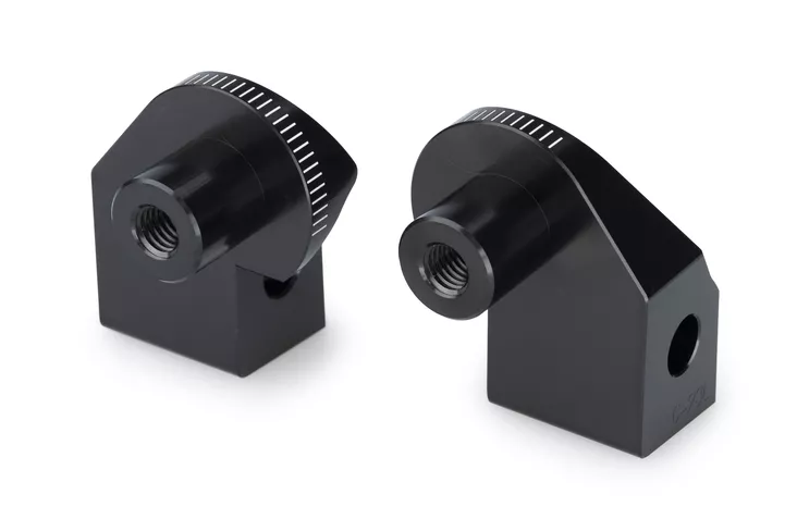 Puig Pair Footrest Fixation Right/Left Pilot Zontes 703 - Moottoripyörän jalkatapit - D539875 - 1