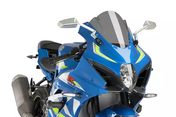 Puig Racing Screen Suzuki Gsx-R1000 17-22'C/Dark Smoke - Moottoripyörän tuulisuojat - D301935 - 1