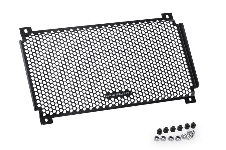 Puig Radiator Guards Kawasaki Z750 20'-25' C/Black - Moottoripyörän jäähdyttimen suojat - D530105 - 1