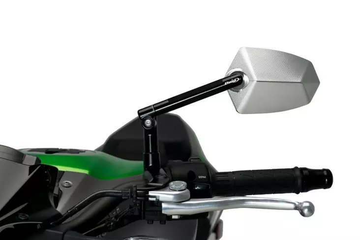 Puig Rear Mirror Mod. Gt.1 Homologated L/Right C/Anod-B - Moottoripyörän peilit - D358995 - 1