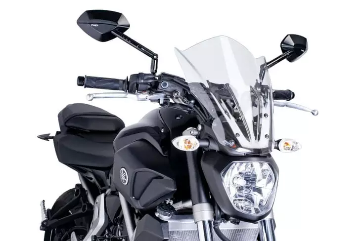Puig Screen New Gen Touring Yamaha Mt07 14'-17' C/Clear - Moottoripyörän tuulisuojat - D300505 - 1