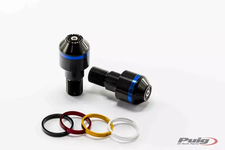Puig Short Bar End W/Rings Yamaha Yzf-R125 14'-15' C/ - Moottoripyörän ohjaustangot päät - D301345 - 1