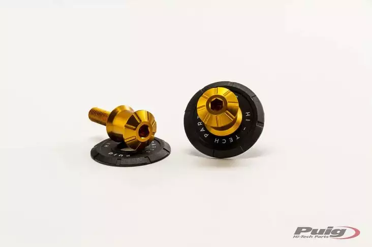 Puig Spools Hi-Tech Parts Dim.6 C/Gold - Moottoripyörän kaatumatapit - D302215 - 1
