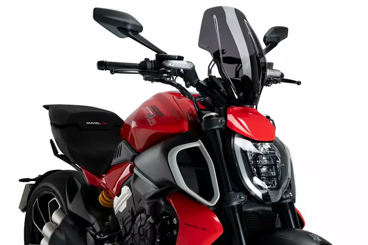Puig Winds. New Generation Regula. Ducati Diavel V4 - Moottoripyörän tuulisuojat - D511045 - 1