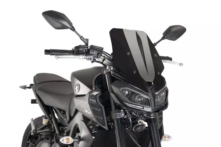 Puig Windshield N.G. Touring Yamaha Mt09 17-18' C/Black - Moottoripyörän tuulisuojat - D302455 - 1