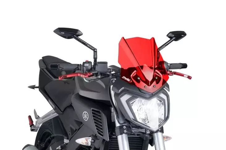 Puig Windshield New Generation Yamaha Mt-125 15-18'C/Re - Moottoripyörän tuulisuojat - D301095 - 1