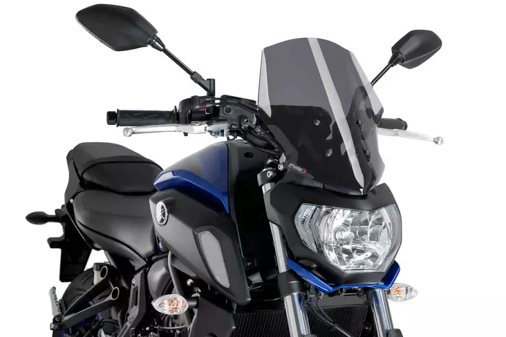 Puig Windshields N.G.Touring Yamaha Mt07 18'- C/Fume - Moottoripyörän tuulisuojat - D302905 - 1