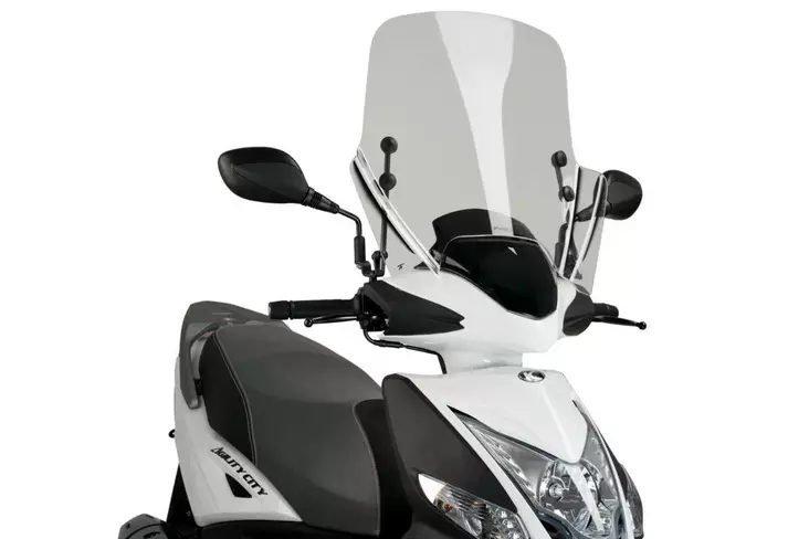 Puig Windshield T.X. Kymco Agility City 50/125 20' C/Clear - Moottoripyörän tuulisuojat - D406905 - 1