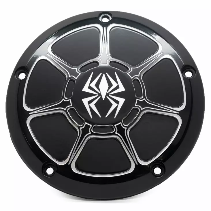 Rekluse Derby Cover - Black Gloss - H-D Cvo - Moottoripyörän moottorin kopat - D360835 - 1