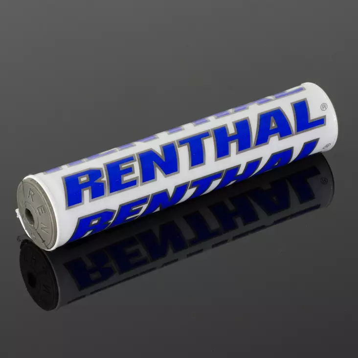 Renthal Shiny Pehmuste Valkoinen/Sininen - Moottoripyörän ohjaustangon pehmusteet - D446305 - 1