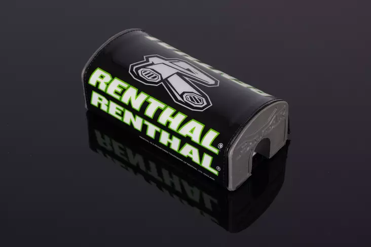 Renthal Team Fatbar Pehmuste Musta/Vihreä/Valkoinen - Moottoripyörän ohjaustangon pehmusteet - D446345 - 1