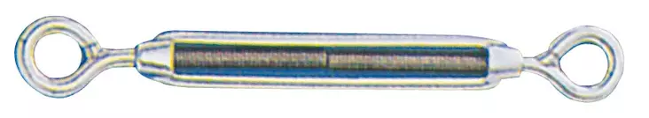 S.S Vantin säätöruuvi 2 silmä 8mm - Veneen Vantturit & takilat - D123415 - 1