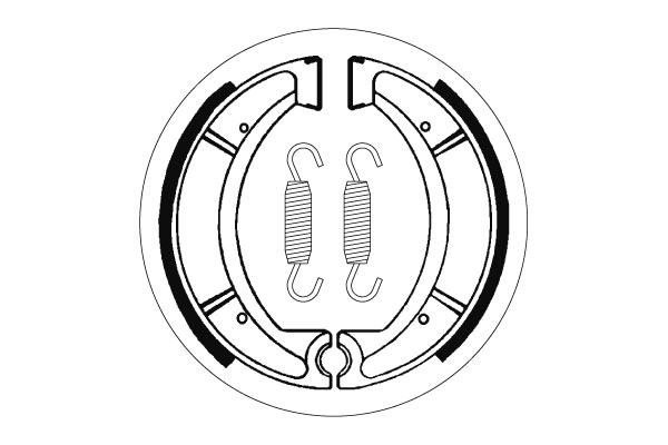 Sbs Jarrukengät - Moottoripyörän jarrukengät - D2395 - 1