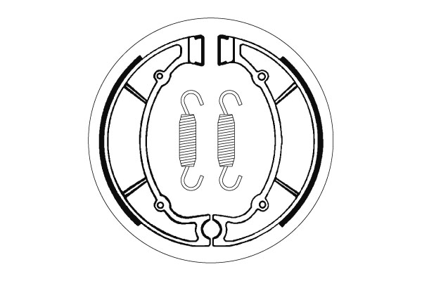 Sbs Jarrukengät - Moottoripyörän jarrukengät - D2415 - 1