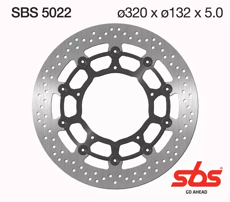 Sbs Jarrulevy Standard - Moottoripyörän jarrulevyt - D241655 - 1