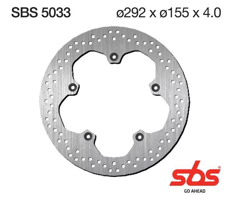 Sbs Jarrulevy Standard - Moottoripyörän jarrulevyt - D241665 - 1