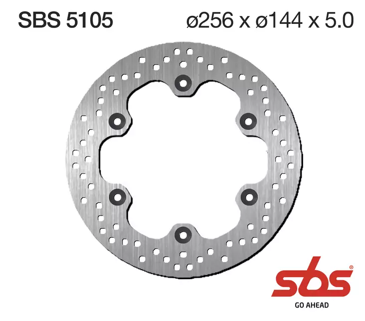Sbs Jarrulevy Standard - Moottoripyörän jarrulevyt - D241735 - 1