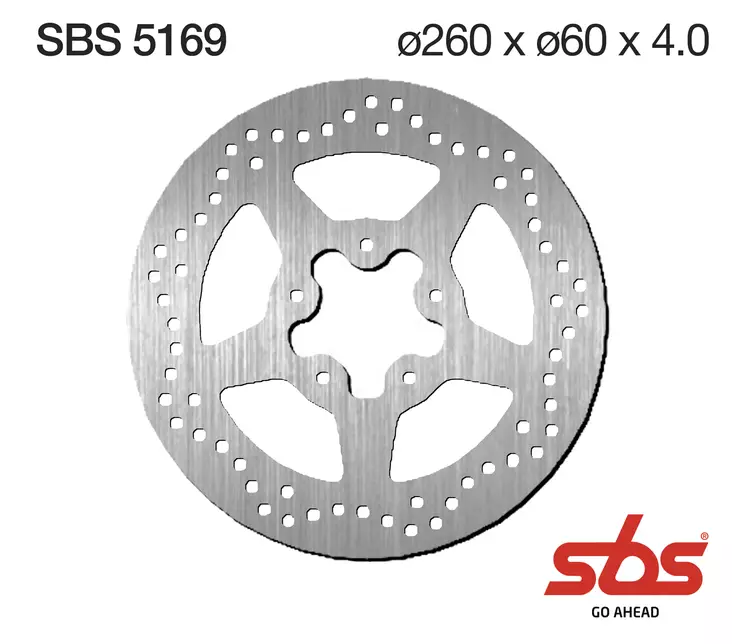 Sbs Jarrulevy Standard - Moottoripyörän jarrulevyt - D241785 - 1