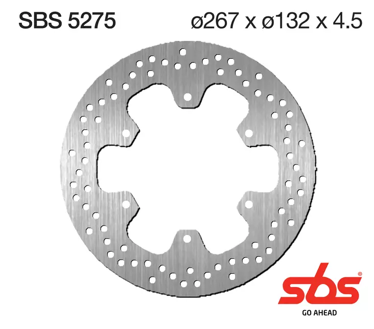 Sbs Jarrulevy Standard - Moottoripyörän jarrulevyt - D241875 - 1