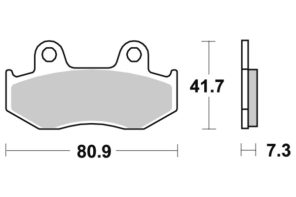 Sbs Jarrupalat Carbon Tech - Mopon Jarrupalat - D106525 - 1