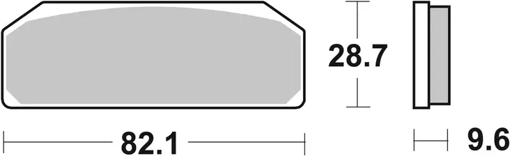 Sbs Jarrupalat Dual Sinter - Moottoripyörän jarrupalat - D157405 - 1