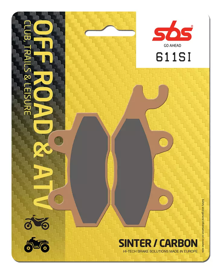 Sbs Jarrupalat Sintered Offroad - Moottoripyörän jarrupalat - D2605 - 1