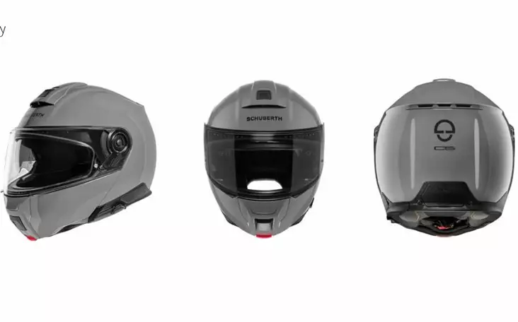 Schuberth Kypärä C5 Concrete Harmaa - Avattavat kypärät - D416535 - 1