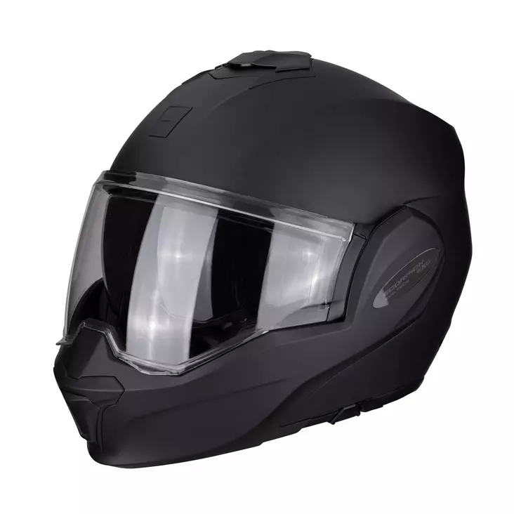 SCORPION Kypärä EXO-TECH EVO Solid mattamusta - Avattavat kypärät - D460975 - 1