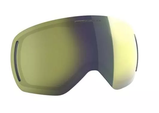 Scott Repl Lens LCG Evo w/ Case enhancer yellow chrome - Kelkkailu ajolasit & linssit - 146575 - 1