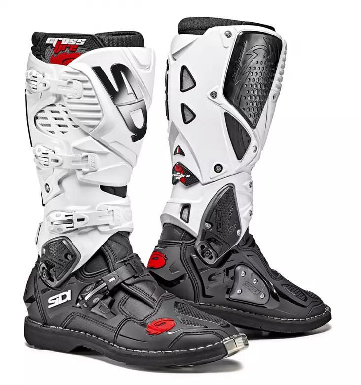 SIDI Crossfire 3 MX Saapas musta/valkoinen - Offroad ajosaappaat - D269845 - 1