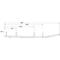 Sno-X Ripper Four Ohjausrauta pari 4" Kovametalli - Moottorikelkan ohjausraudat - D10845 - 1