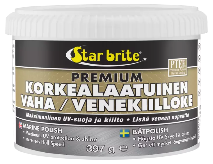 Star brite Korkealaatuinen venekiilloke/vaha PTEF 397g - Veneen Vahat & kiillokkeet - D259515 - 1
