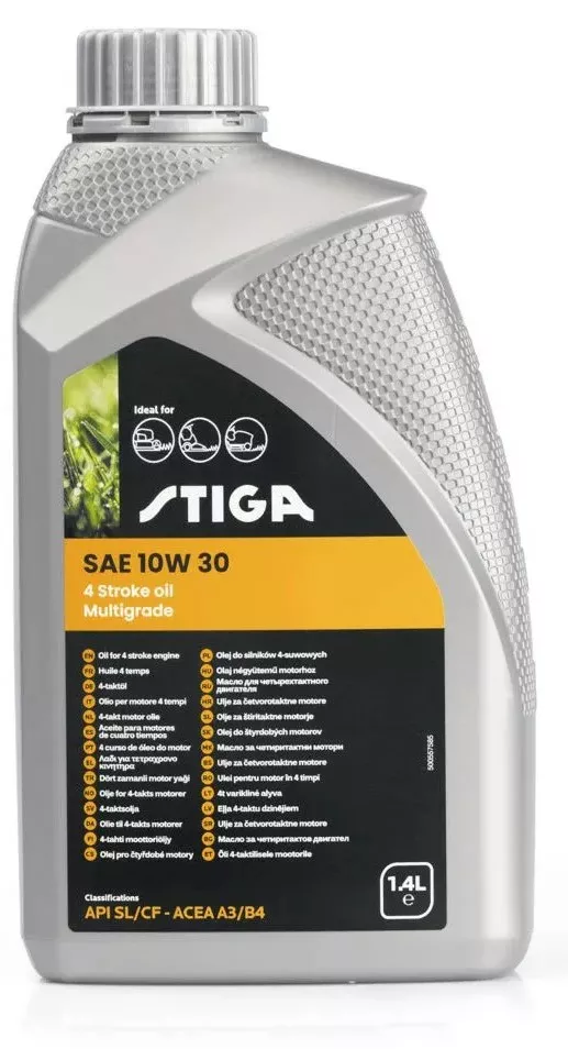 STIGA RUOHONLEIKKURIÖLJY SAE10W-30 1,4L - Stiga Öljyt - 56915 - 1