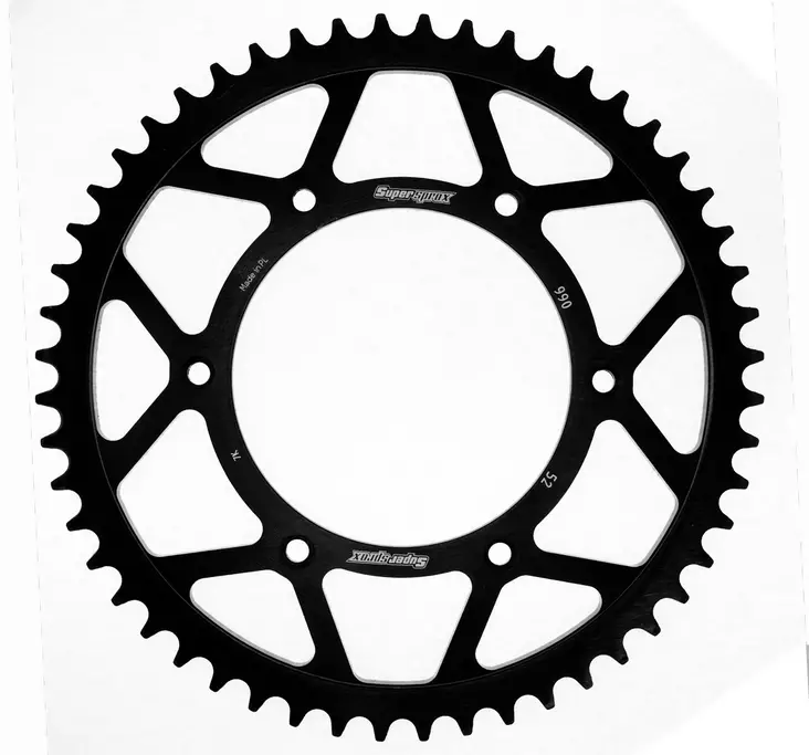 Supersprox Teräs takaratas KTM/Husqv./Husab. Musta 52 - Moottoripyörän takarattaat - D211765 - 1