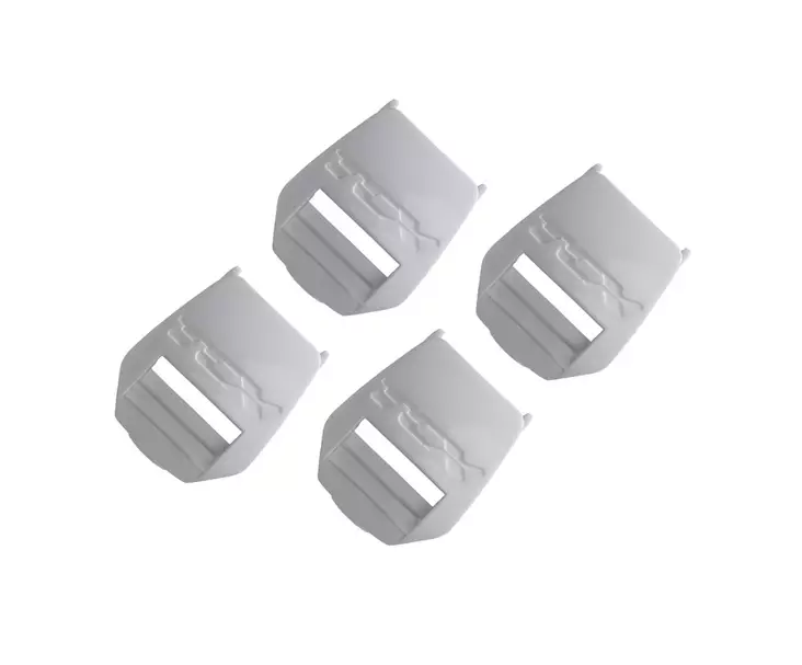 TCX PU Buckle Receivers Comp Evo/Pro 2.1/Pro 1.1/X-Mud white - Onroad kenkien varaosat - D110395 - 1
