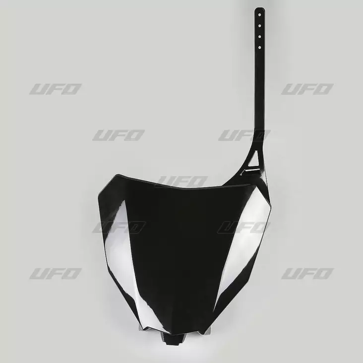 UFO Etunumerokilpi CRF250R/RX 18-21 / CRF450R/RX 17-20 Musta 001 - Moottoripyörän numerokilvet - D242145 - 1