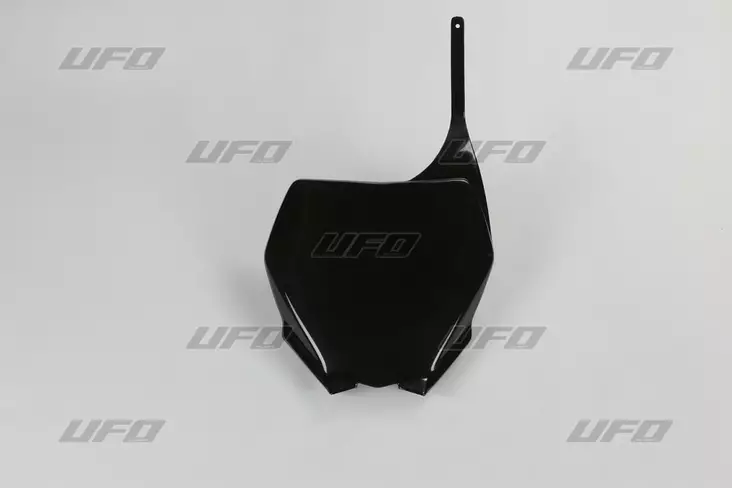 UFO Etunumerokilpi YZ 125/250 06-14 YZF250/450 06-09 Musta 001 - Moottoripyörän numerokilvet - D219565 - 1