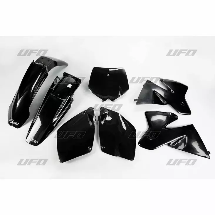 UFO Muovisarja 5-osainen Musta KTM SX 125-520 2T/4T 2000 - Moottoripyörän muovisarjat - D220235 - 1