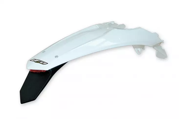 UFO Rear Fender Enduro LED EXC/EXC-F 125-500 2012-16 Valkoinen 047 - Moottoripyörän lokasuojat - D402895 - 1