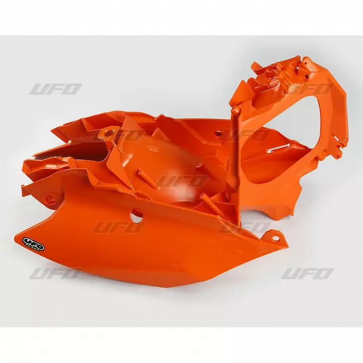 UFO Sivunumerokilvet KTM125-525 SX/SXF 11-15 / EXC/F 11-16 Oranssi 127 - Moottoripyörän sivupaneelit - D219685 - 1