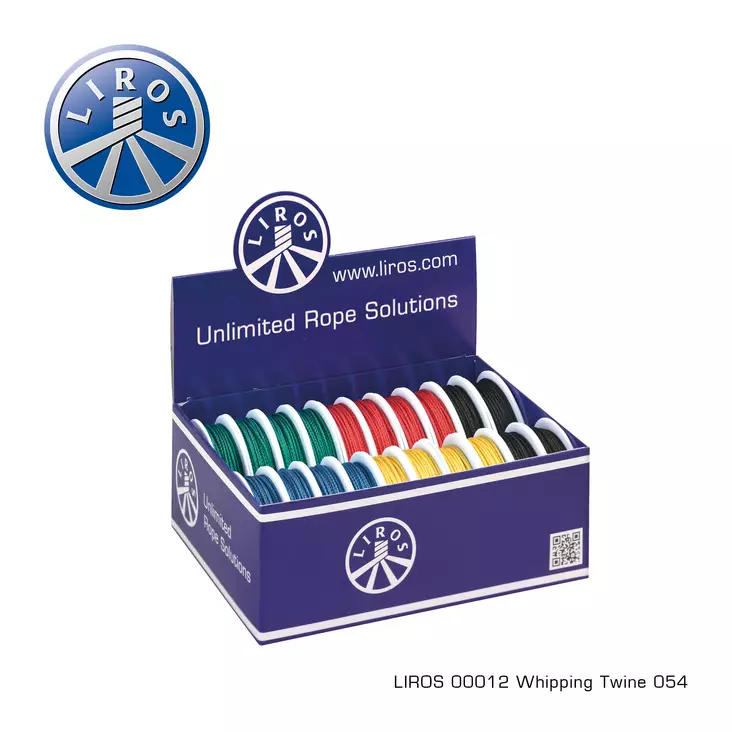 Whipping Twine heavy waxed Mixed colours 1.5mm x 20m (20pcs) - Köydet - D465945 - 1