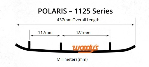 Woody´s Ohjausrauta Snowcross - Moottorikelkan ohjausraudat - D129965 - 1
