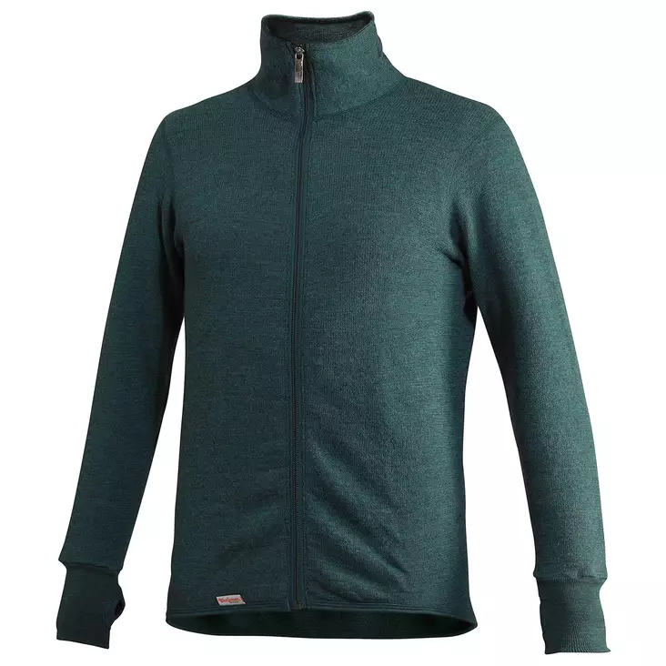 Woolpower Full zip 400 Merino Mid layer Takki harmaa - Kelkkailu alusvaatteet & kypärähuput - D483965 - 1