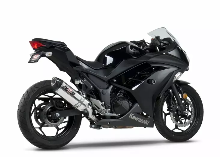 Yoshimura Slip-On Kawasaki Ninja 300 2013-17 Signature R-77 So Ss-Ss-Cf - Moottoripyörän äänenvaimentimet - D334315 - 1